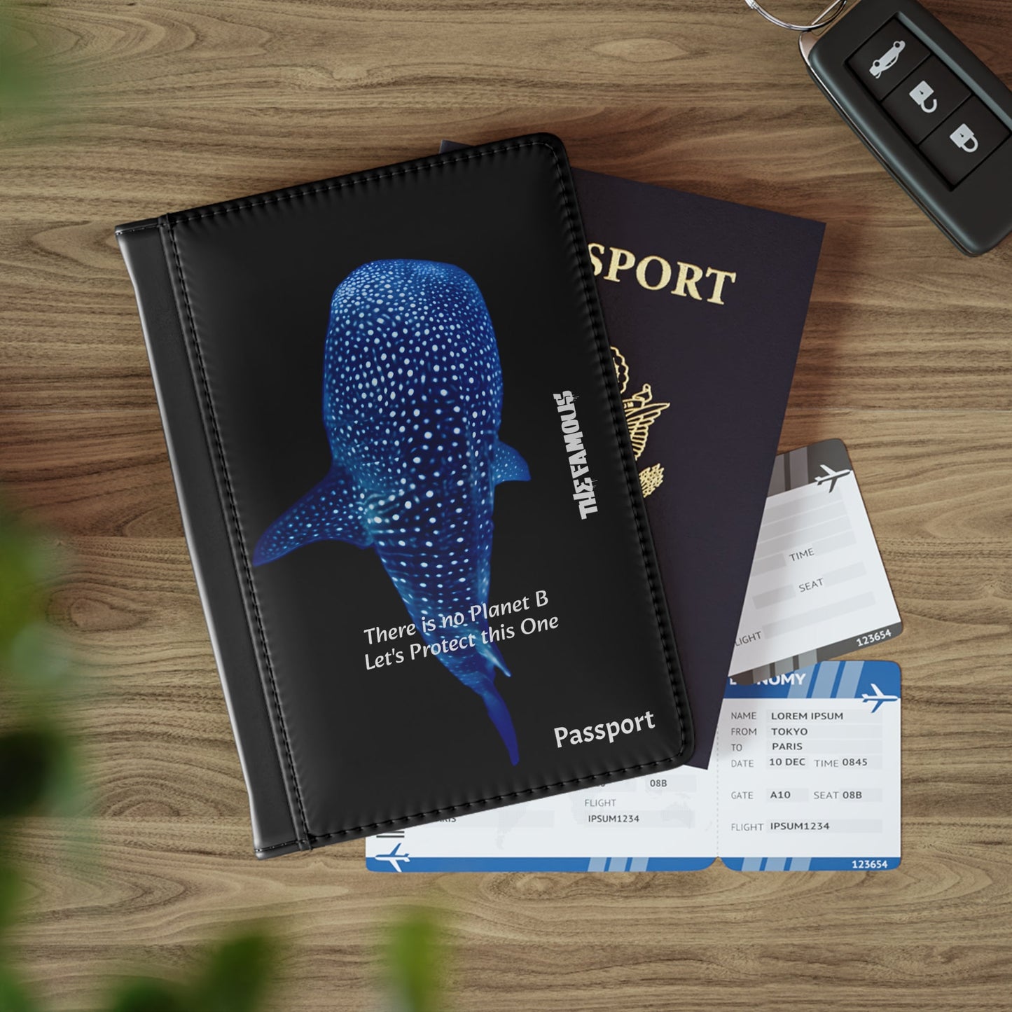Passport Cover - No Planet B Printify