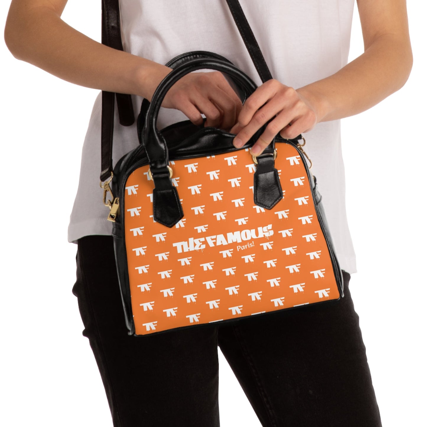 Designer Handbag The Orange MAGGIE from the TheFamous Studio 'Streetwear' Series | Limited Edition