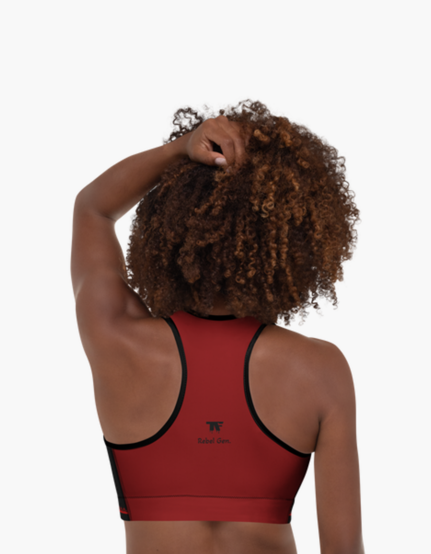 Sports Bra Nomad Black & Red | Limited Edition TheFamous Studio