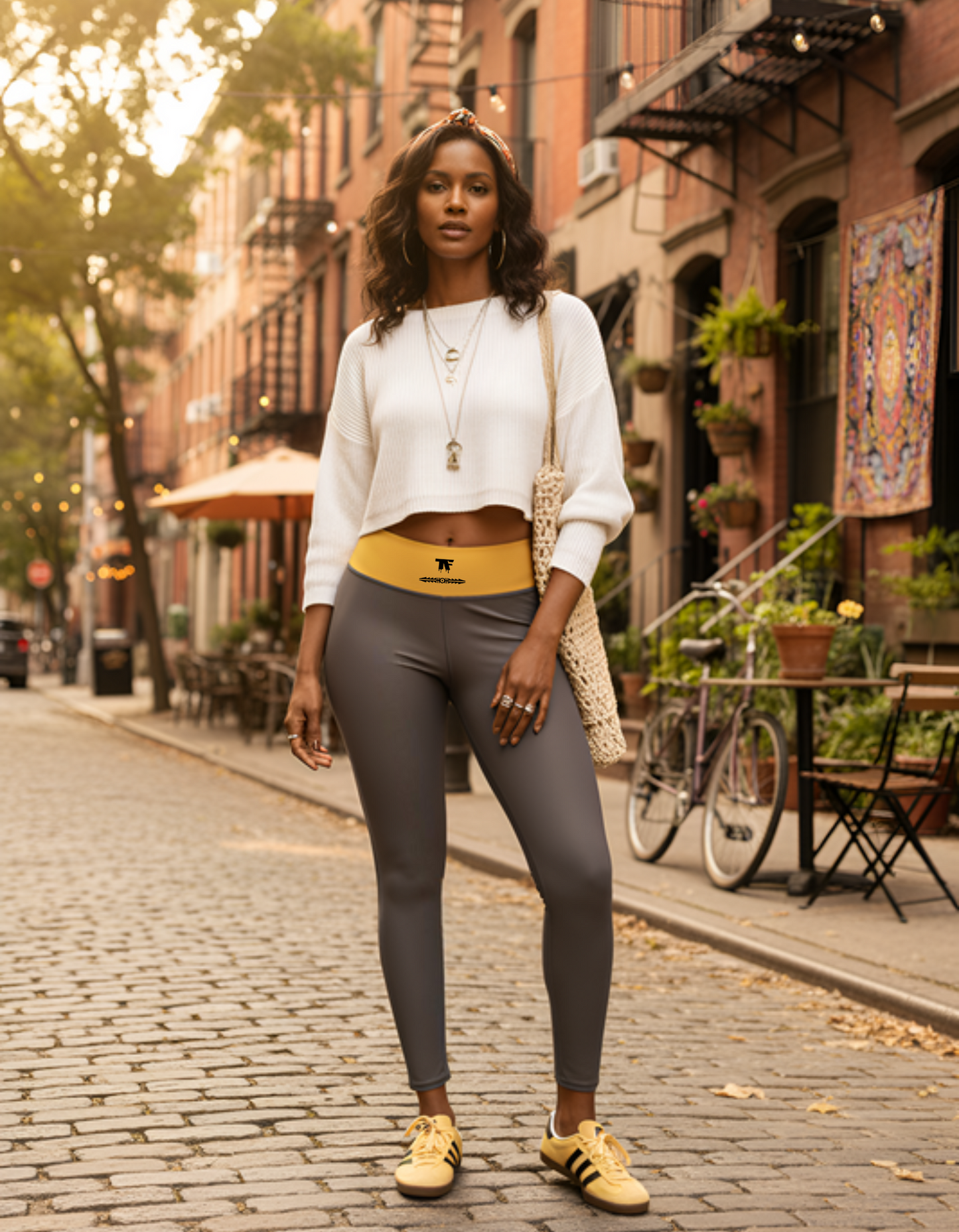 Yoga Leggings Nomad Sand & Sun | Limited Edition TheFamous Studio