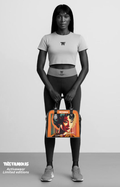 Designer Handbag The Orange MAGGIE from the TheFamous Studio 'Streetwear' Series | Limited Edition