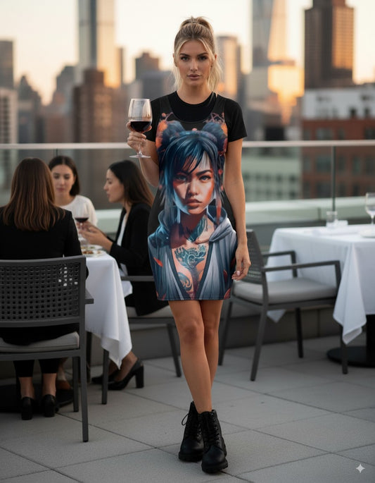 Streetwear Dress 'Street Art' Spirit | Limited Edition TheFamous Studio