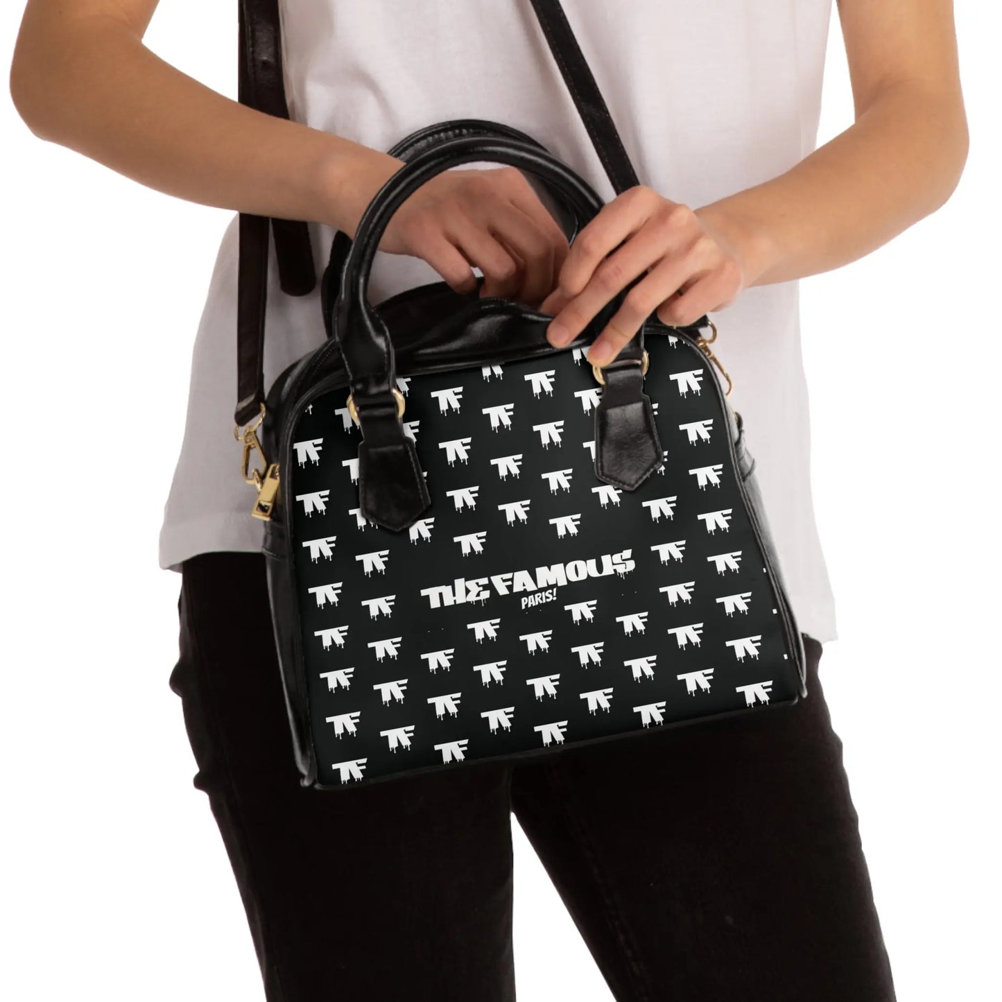 Designer Handbag The Black AKANE from the TheFamous Studio 'Streetwear' Series | Limited Edition