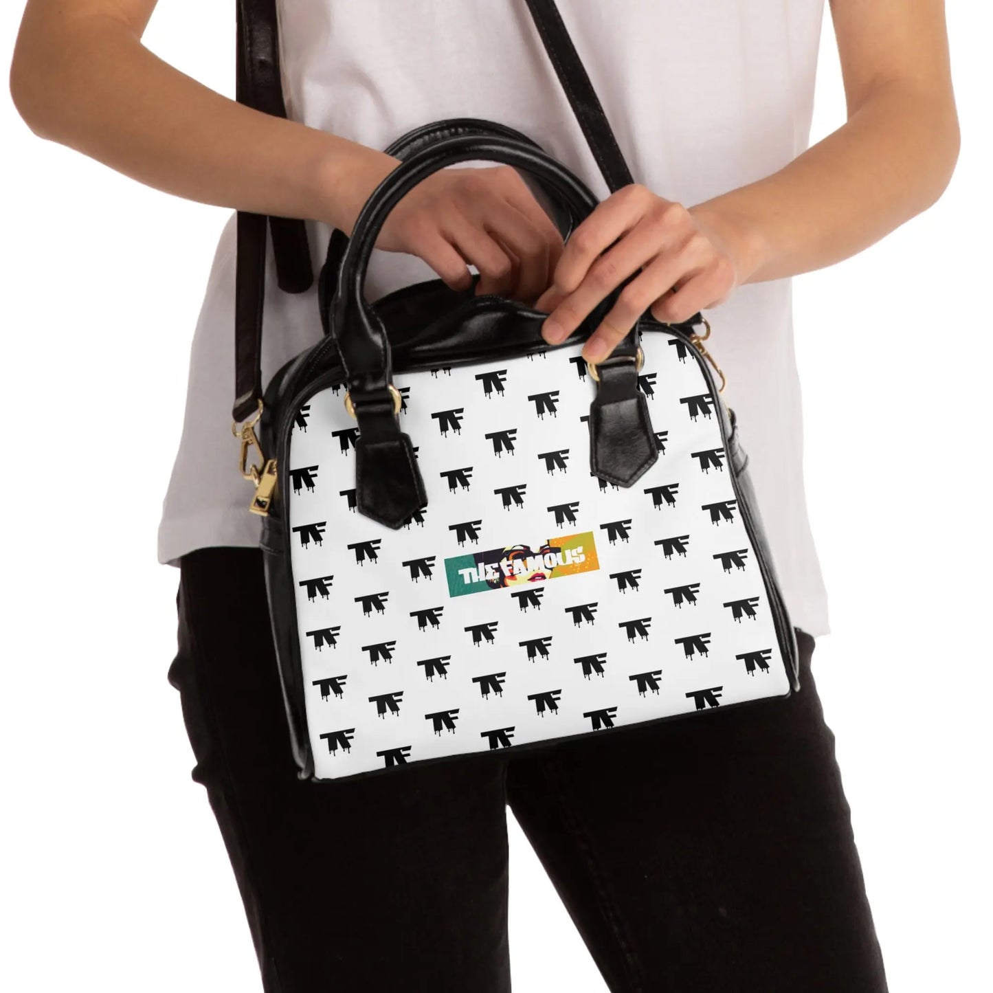 Designer Handbag White MOANA Surfer Tattoos Vibe - from The 'Streetwear' Series | TheFamous Studio Limited Edition