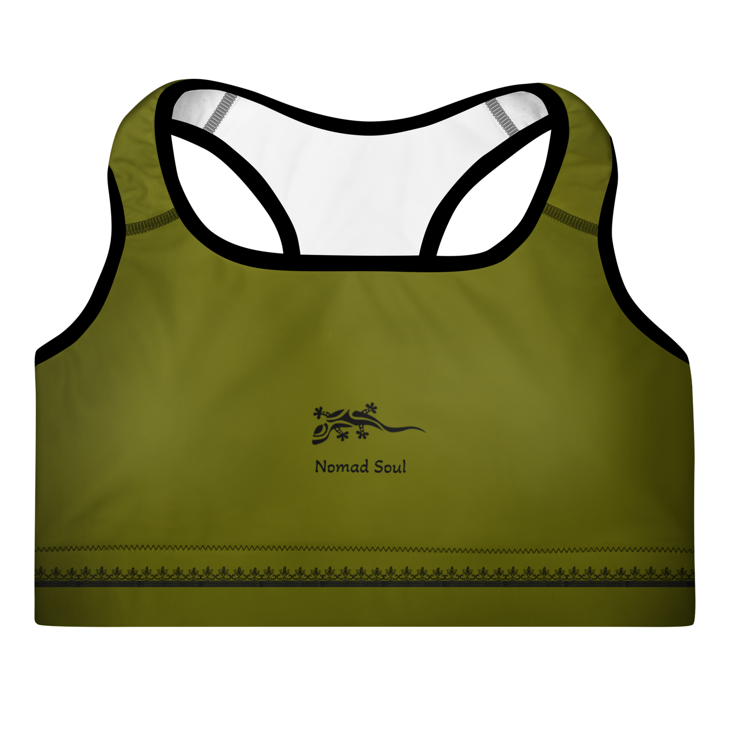 Sports Bra Nomad Khaki Garrigue | Limited Edition TheFamous Studio