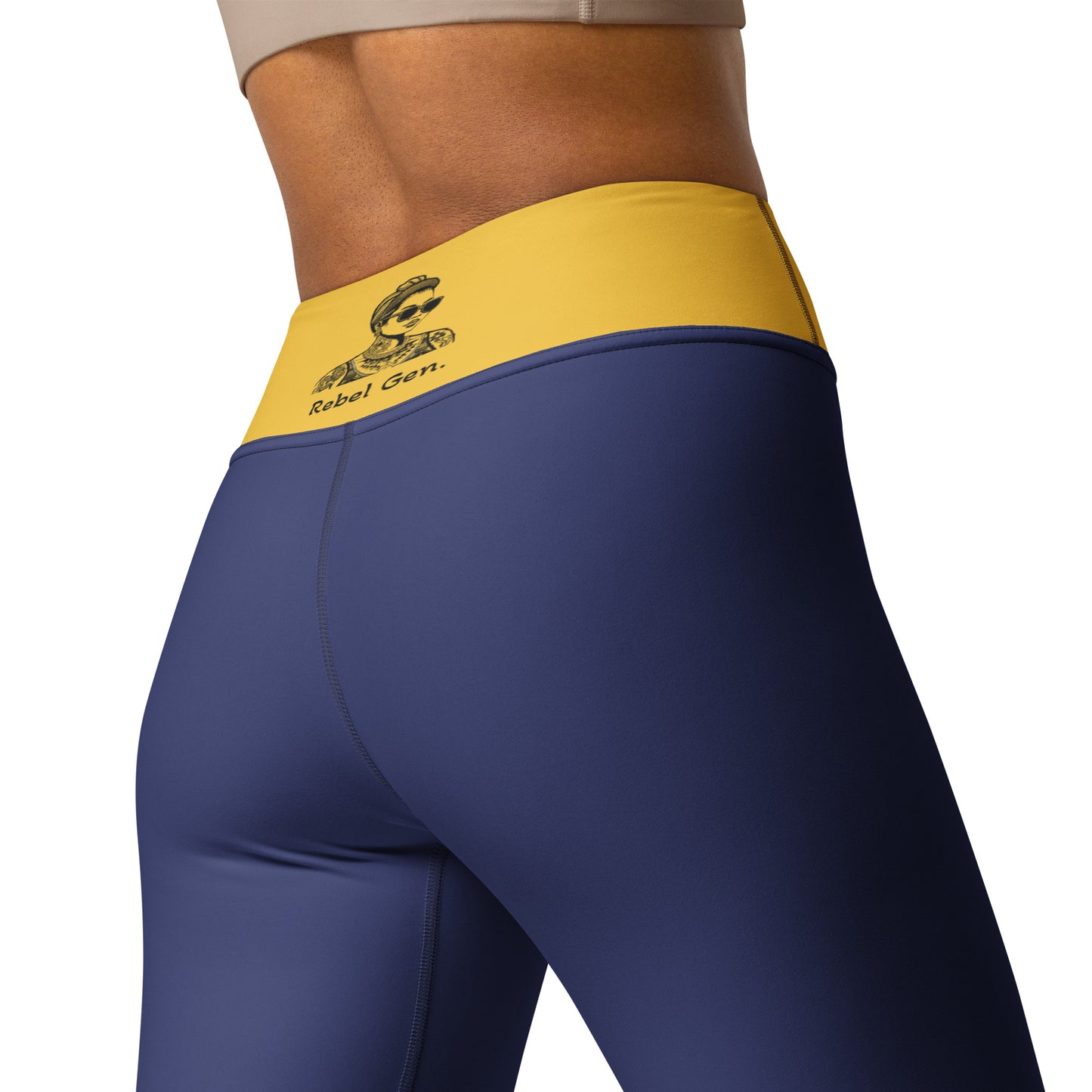 Activewear for woman - Yoga Leggings Outfit - Indigo & Sun - Limited Edition TheFamous Studio