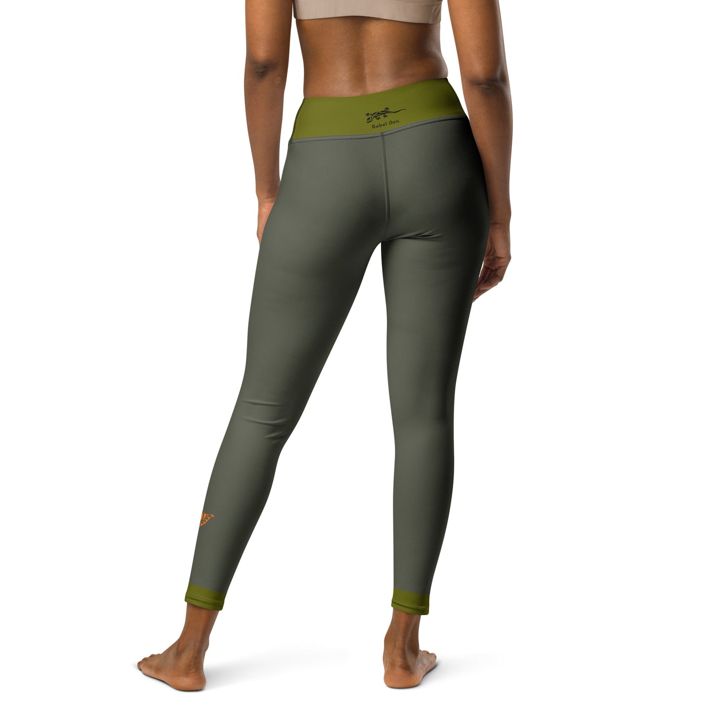 High-waisted leggings in soft lavender hue, reflecting the tranquility of Provence