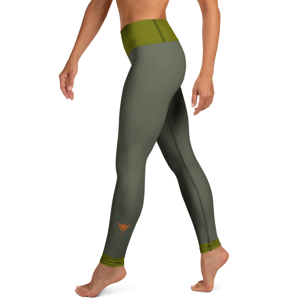 High-waisted yoga leggings in soft lavender hue, reflecting the tranquility of Provence