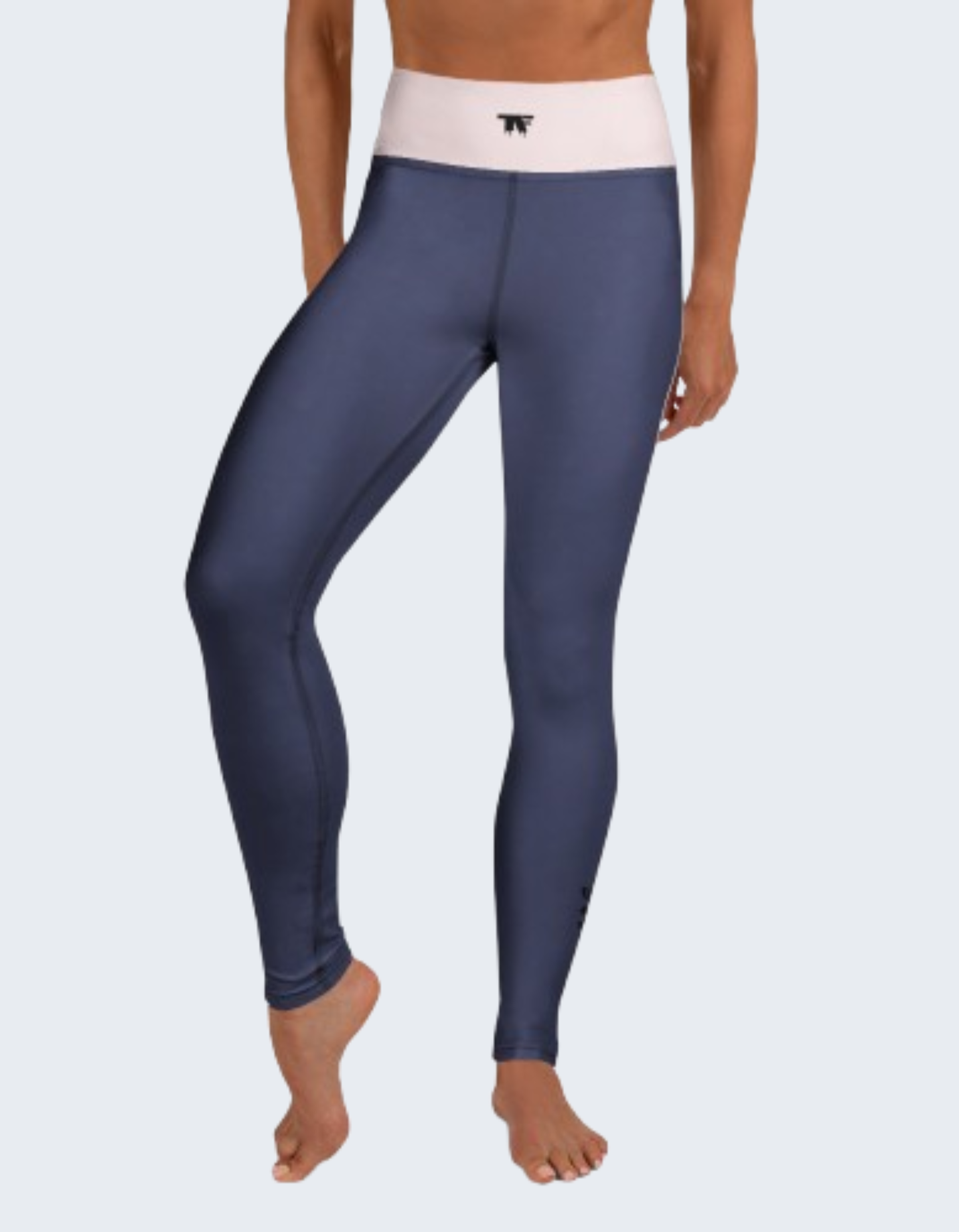 Yoga Leggings Dark Lavender & Pink | Limited Edition TheFamous Studio