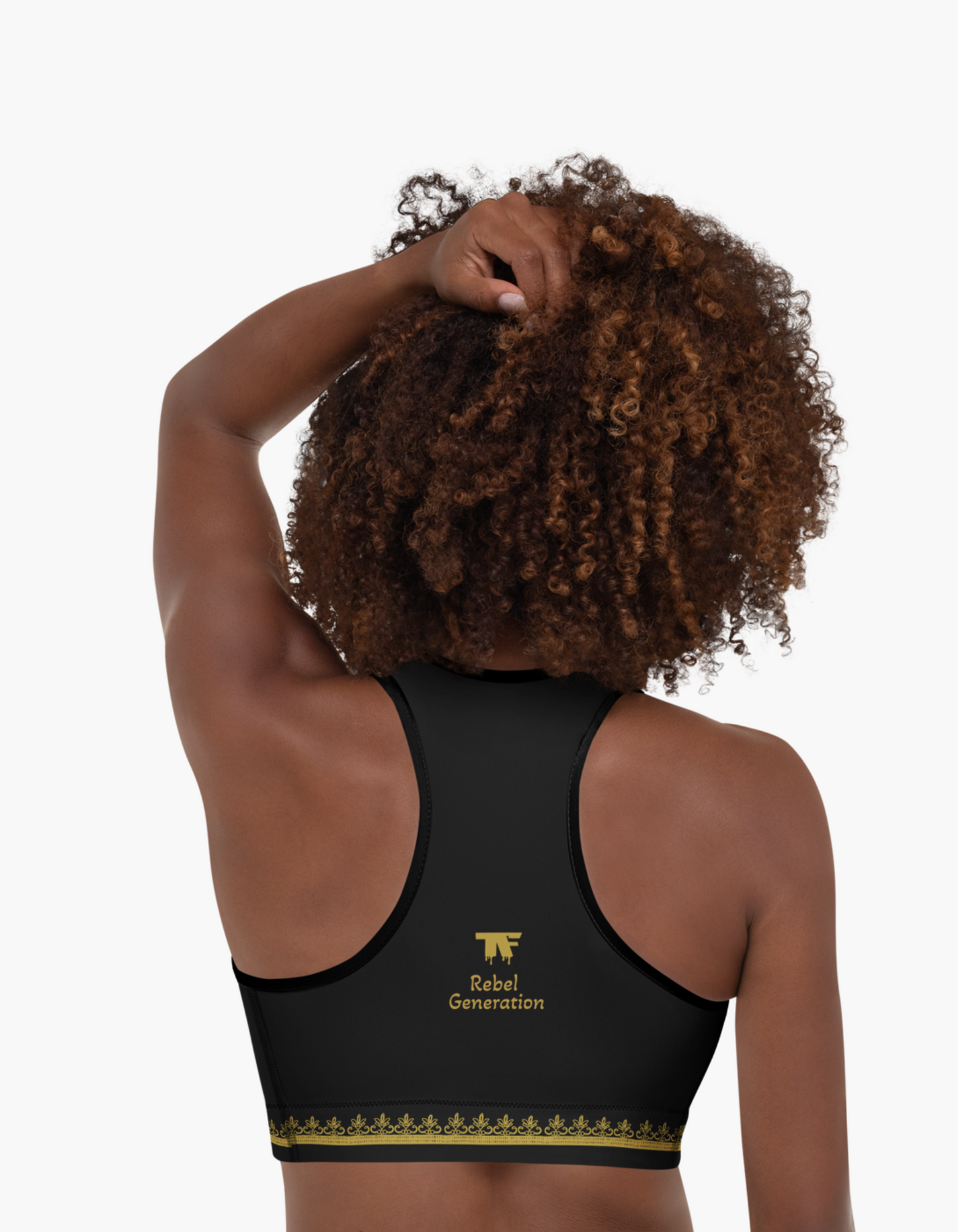 Sports Bra Nomad Black Lemon | Limited Edition TheFamous Studio