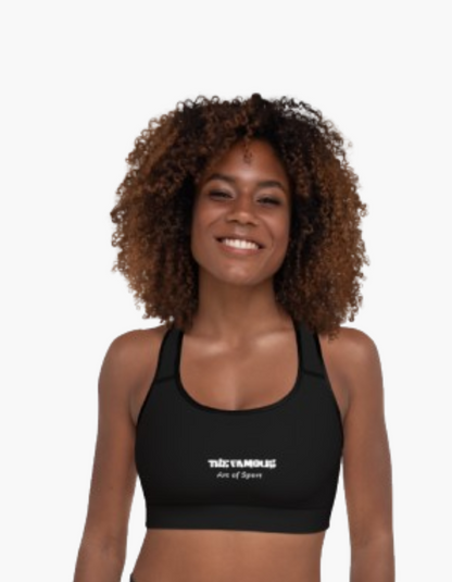 Sports Bra TheFamous Black | Limited Edition TheFamous Studio