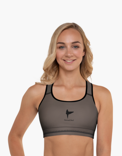 Padded Sports Bra Desert Storm | Limited edition TheFamous Studio