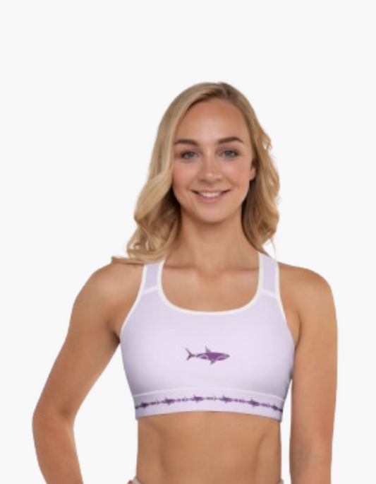 Padded Sports Bra French Lavender | Limited edition TheFamous Studio