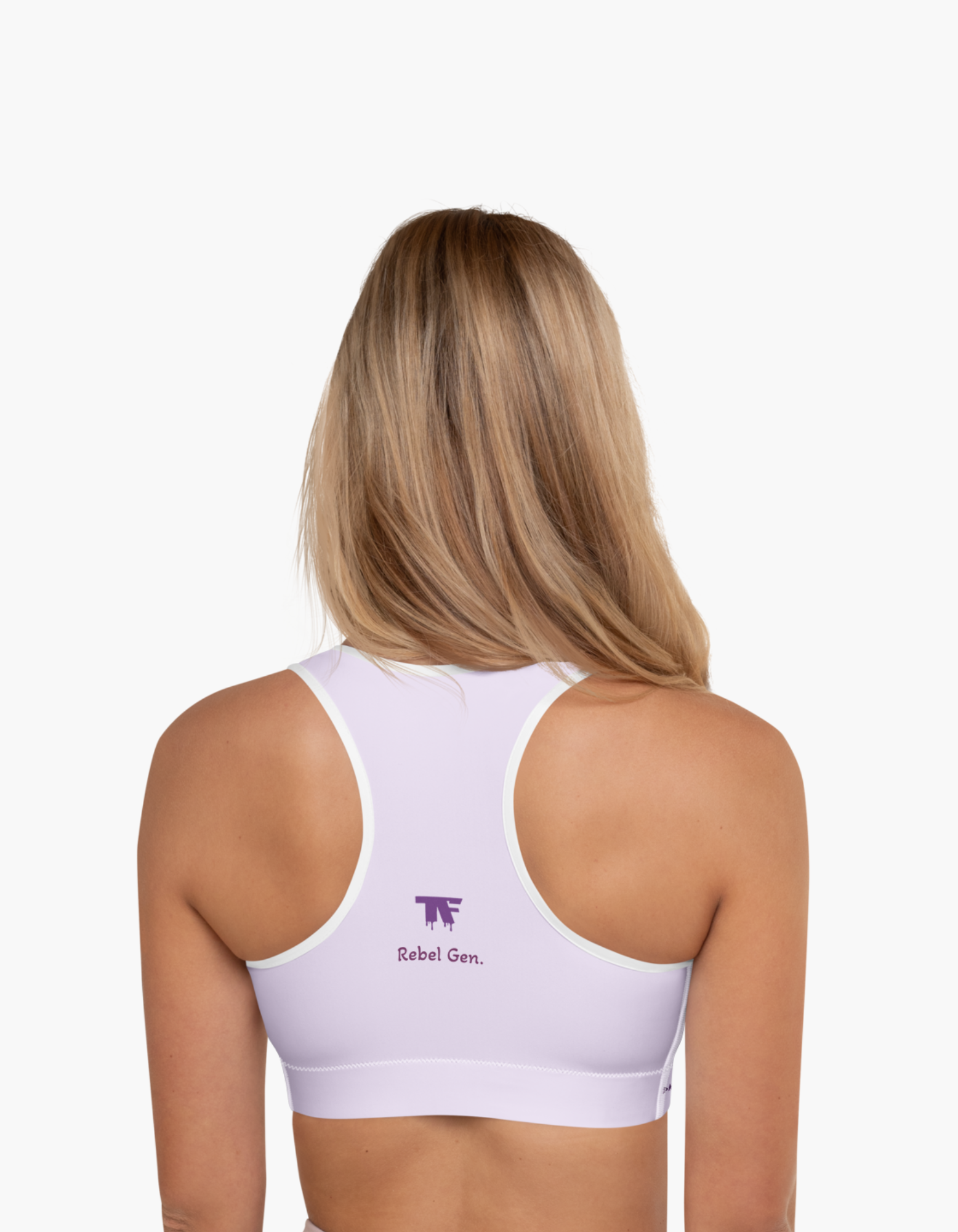 Padded Sports Bra French Lavender | Limited edition TheFamous Studio