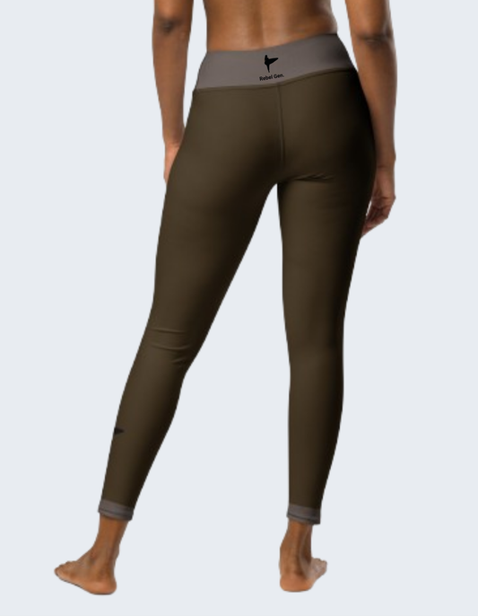 Yoga Leggings Nomad Desert Storm | Limited Edition TheFamous Studio