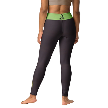 Athletic Chic Activewear for Women | Leggings high waist Prune Burgundy & Pistachio