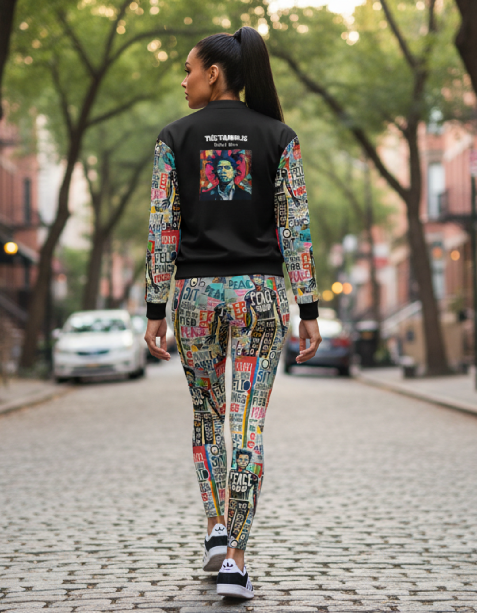 High Waisted Leggings Street Art | Limited Edition TheFamous Studio