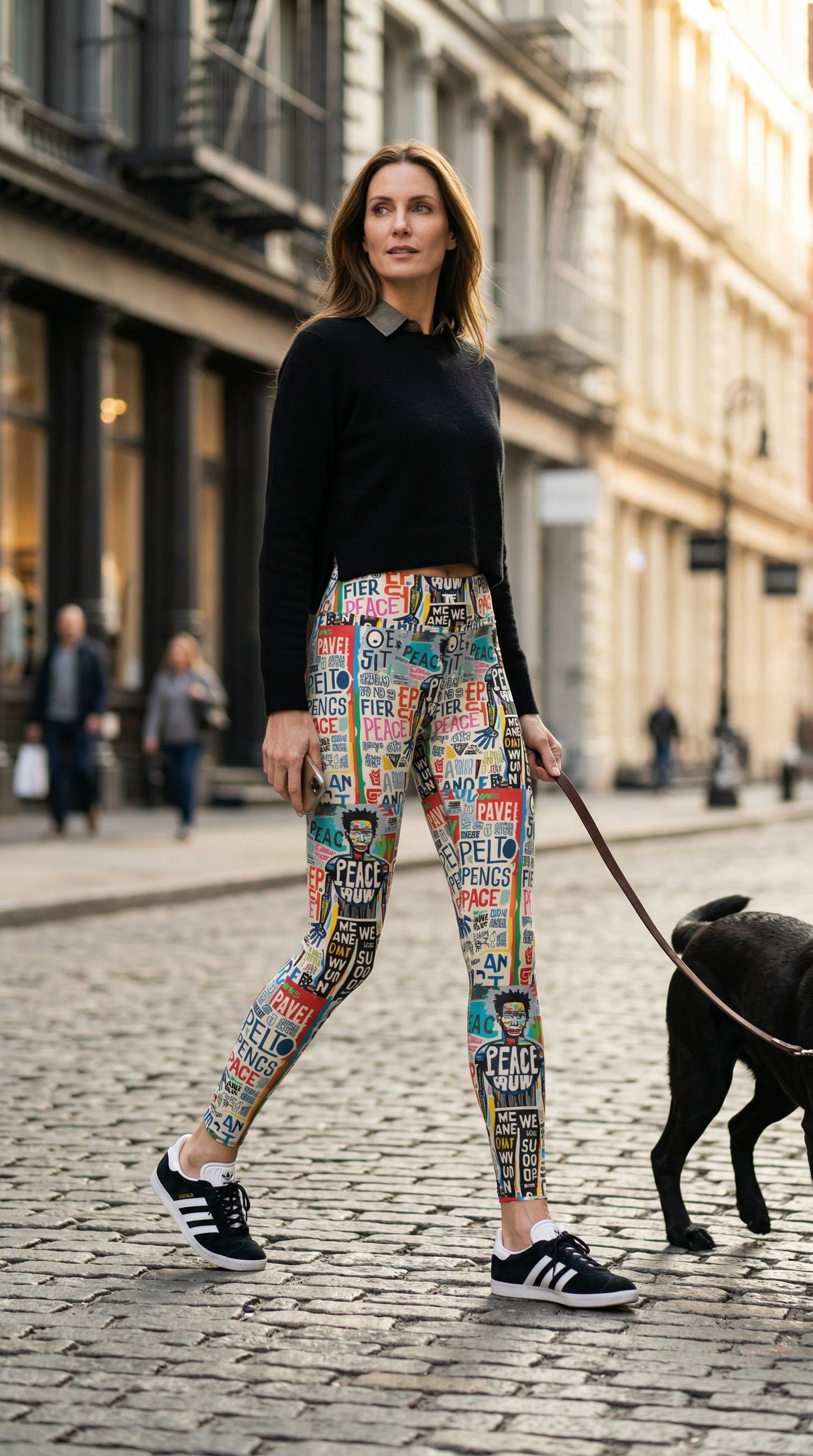High Waisted Leggings Street Art | Limited Edition TheFamous Studio