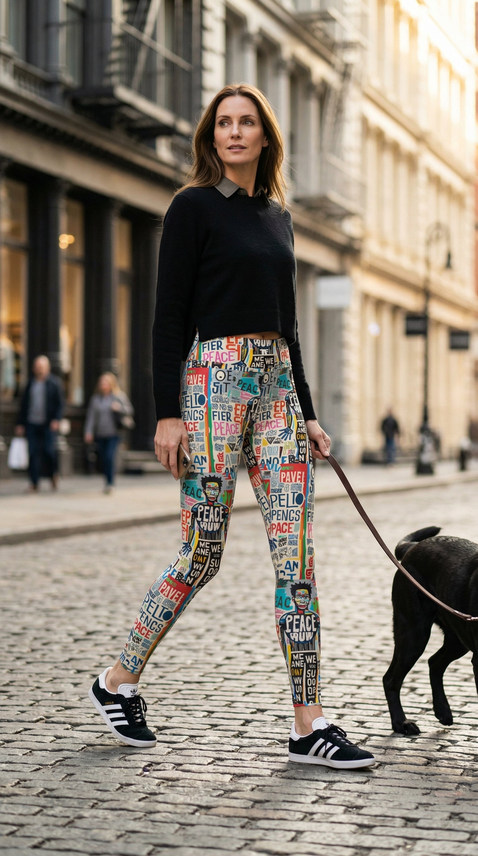 High Waisted Leggings Street Art | Limited Edition TheFamous Studio
