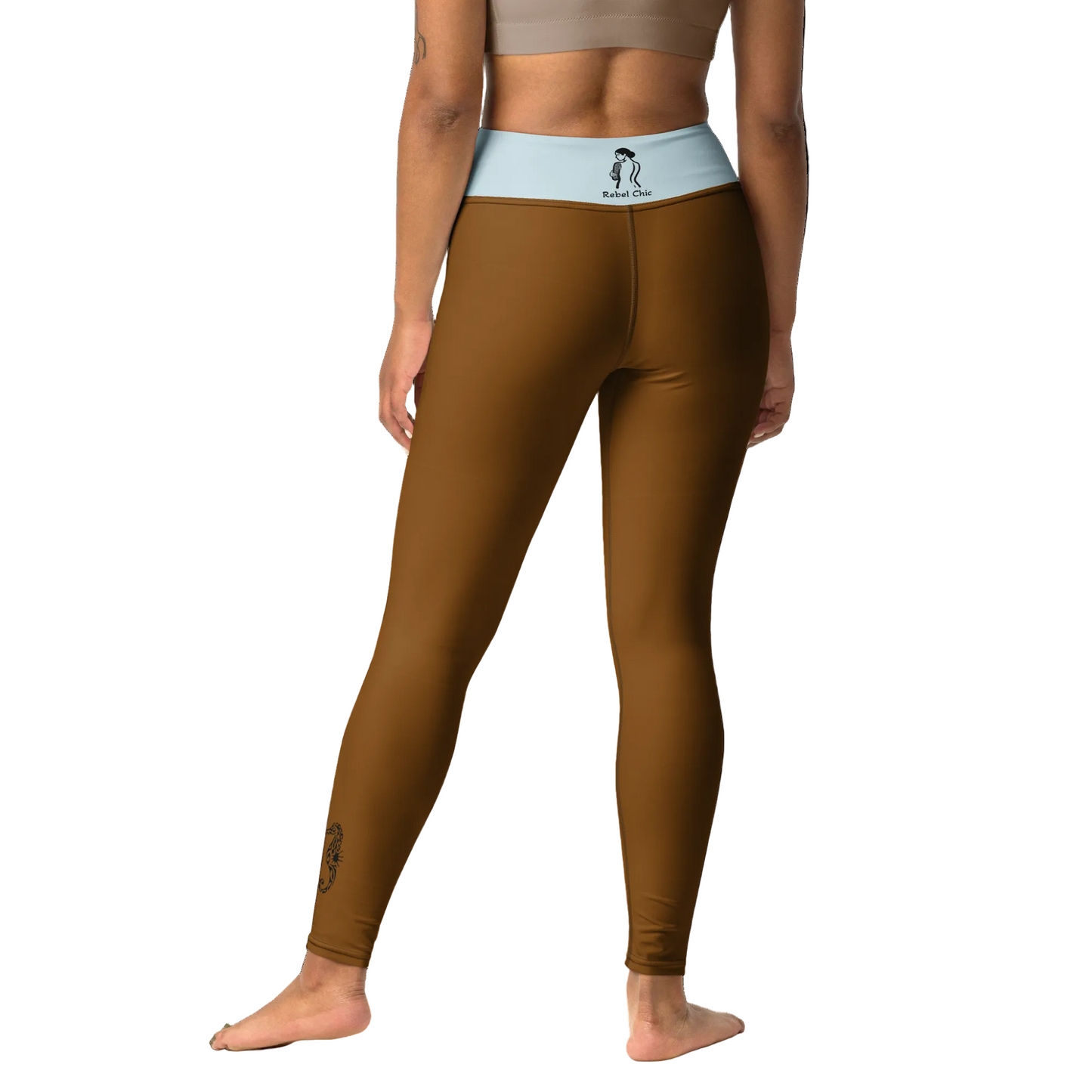 Activewear for women | Leggings brown & Blue Haze Studio 