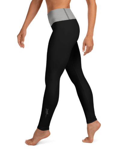 Quiet Luxury Activewear | Black & Grey Leggings from TheFamous Studio