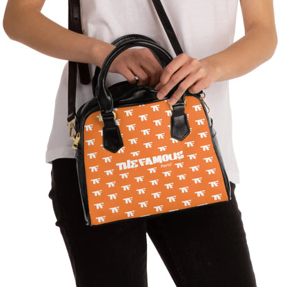 Designer Handbag The Orange LILOU from the TheFamous Studio 'Streetwear' Series | Limited Edition