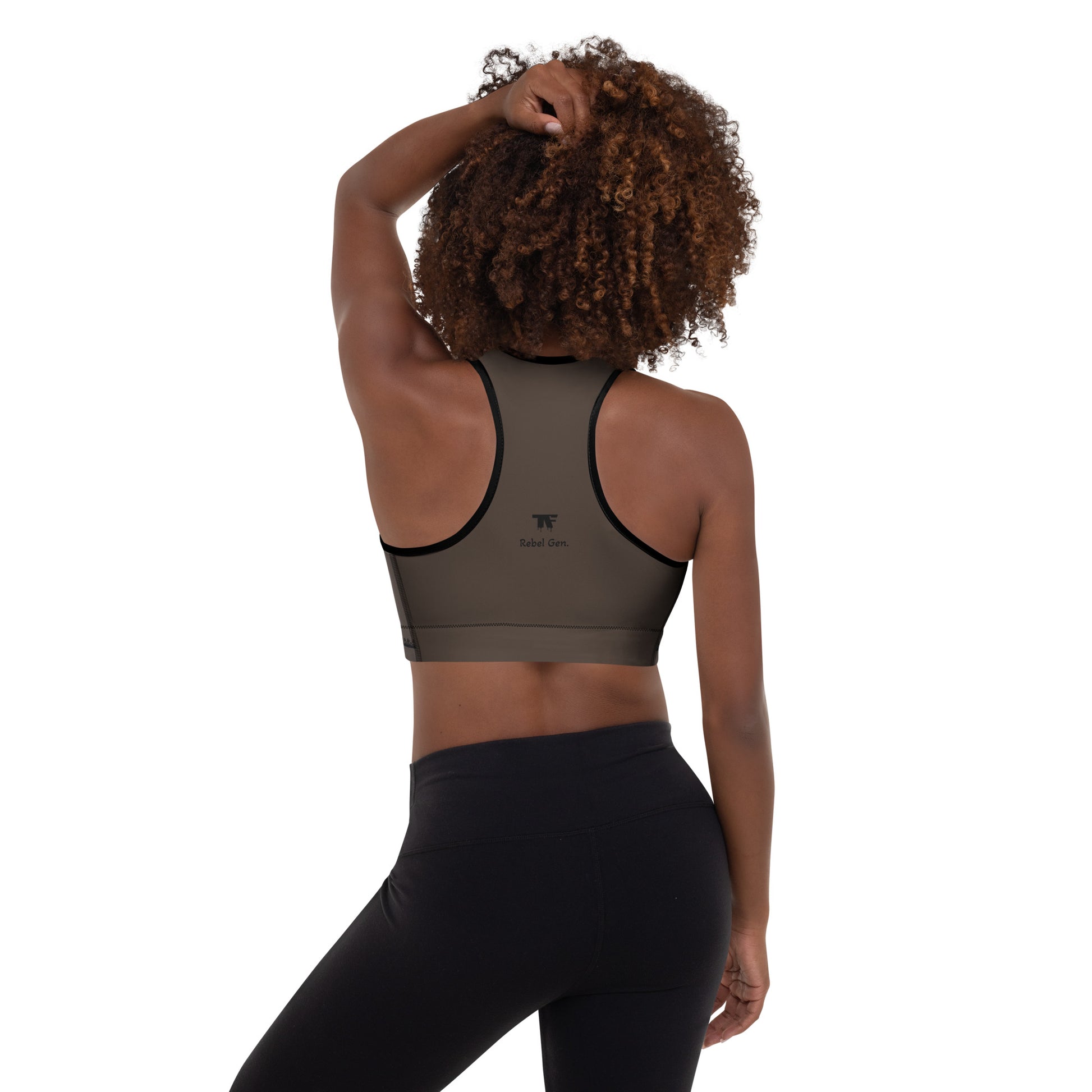 Padded Sports Bra Desert Storm | Limited edition TheFamous Studio