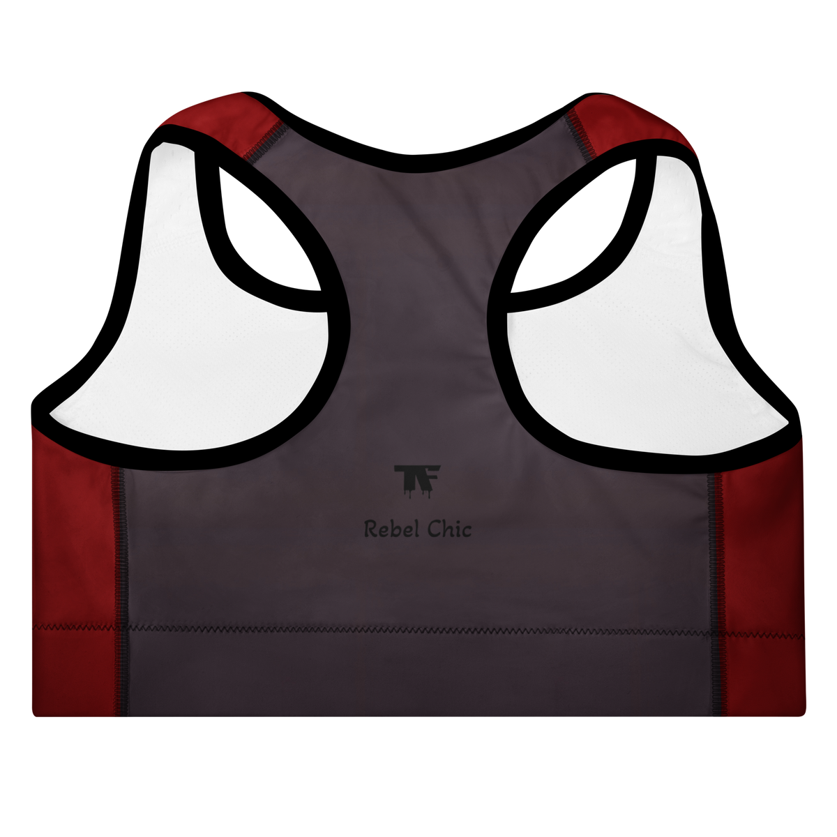 Padded Sports Bra Fig Burgundy & Red Cherry | Limited edition