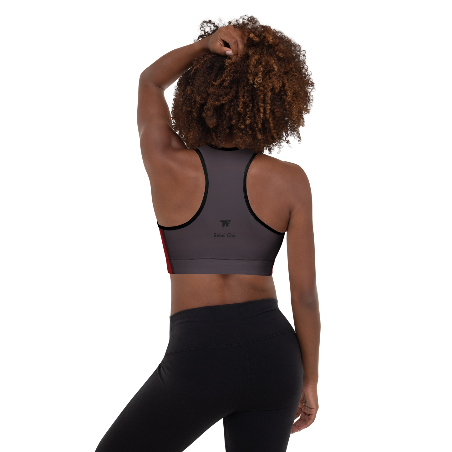 Padded Sports Bra Fig Burgundy & Red Cherry | Limited edition