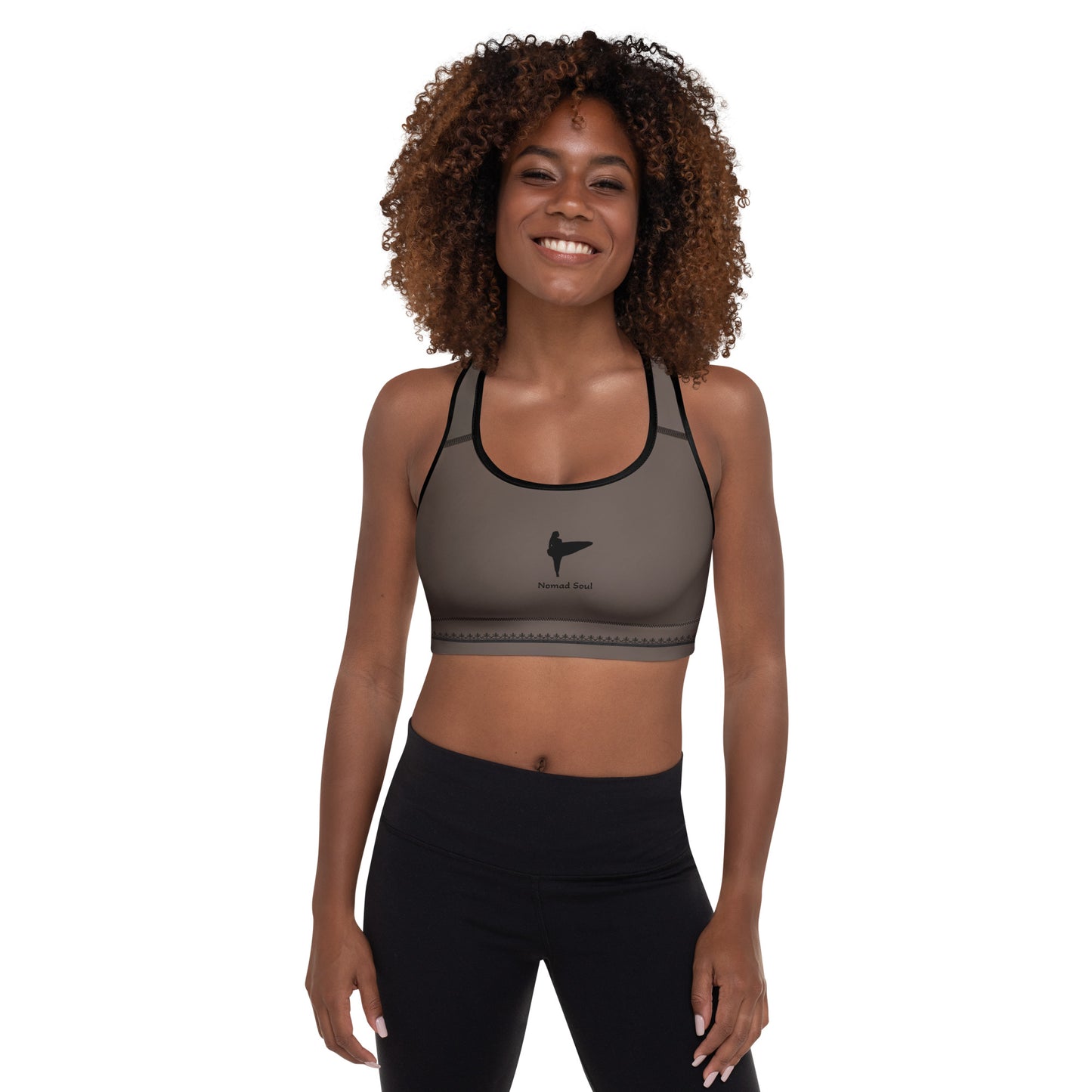 Padded Sports Bra Desert Storm | Limited edition TheFamous Studio