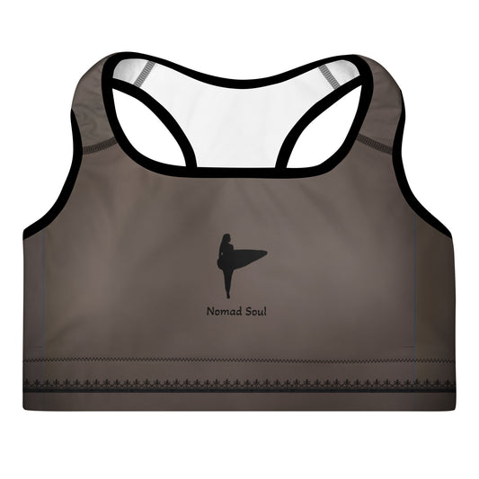 Padded Sports Bra Desert Storm | Limited edition TheFamous Studio