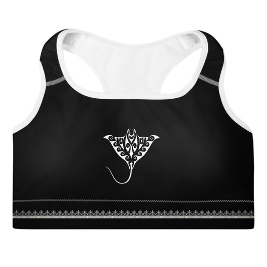 Activewear for women. Back padded sport bra Morocco design inspired 