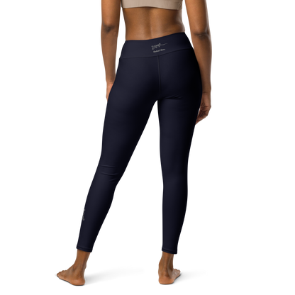 Yoga Leggings Tribal Blue Denim  | Limited Edition TheFamous Studio