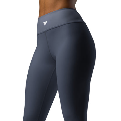 Activewear for women - Dark Grey Storm high waist Leggings with tattoos 