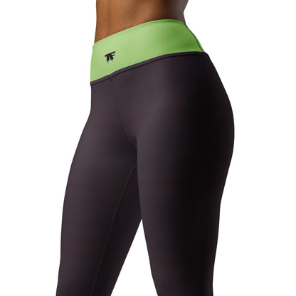 Athletic Chic Activewear for Women | Leggings high waist Prune Burgundy & Pistachio