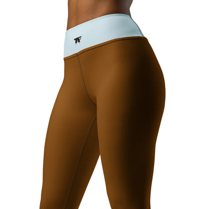 Activewear for women | Leggings brown & Blue Haze Studio 