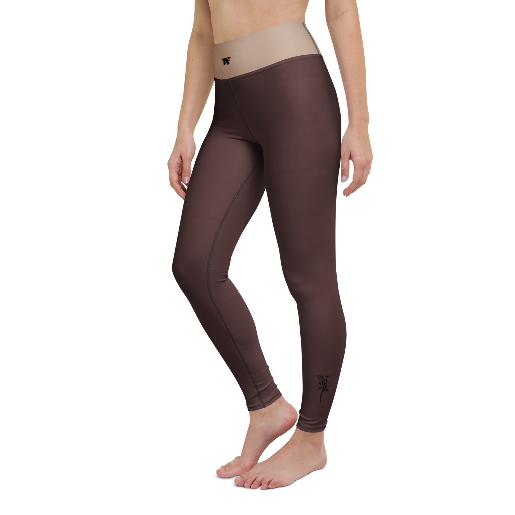 Casual Chic Activewear | Leggings Espresso & Latte