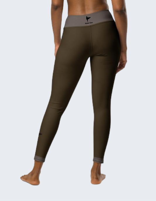 Yoga Leggings Nomad Desert Storm | Limited Edition TheFamous Studio