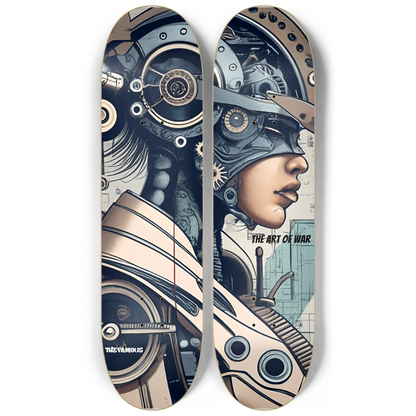 Wall Art X2 Skate Decks - The Art of War BoardPusher
