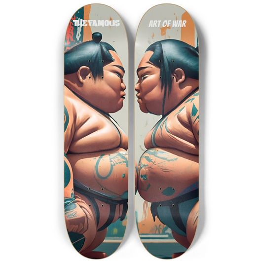 Wall Art X2 Skate Decks - The Art of War II BoardPusher